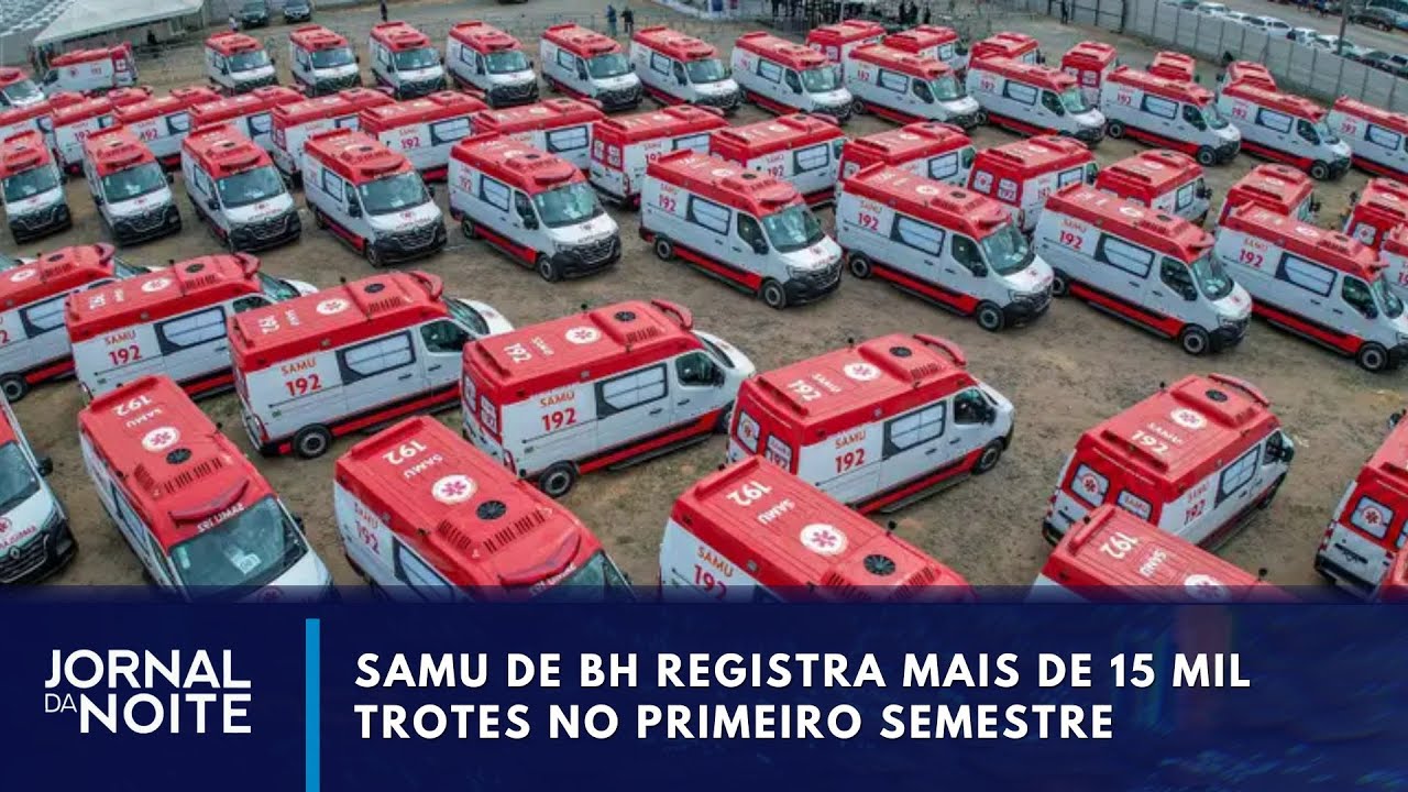 SAMU de Belo Horizonte registra mais de 15 mil trotes no primeiro semestre