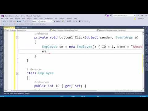 29 Static Method in CSharp  (Arabic)