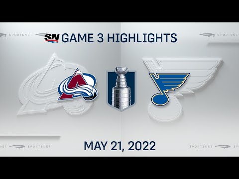 NHL Game 3 Highlights | Avalanche vs. Blues - May 21, 2022