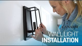 Video: How to Install Wall Lighting | Canarm