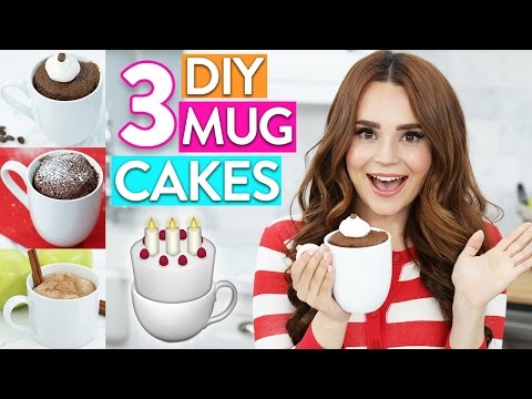 3 EASY DIY MUG CAKES! - UCjwmbv6NE4mOh8Z8VhPUx1Q