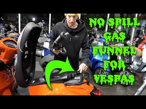 Easy Fill Gas Funnel for Vespa Scooters