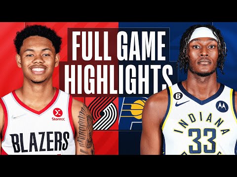 TRAIL BLAZERS at PACERS | FULL GAME HIGHLIGHTS | January 6, 2023
