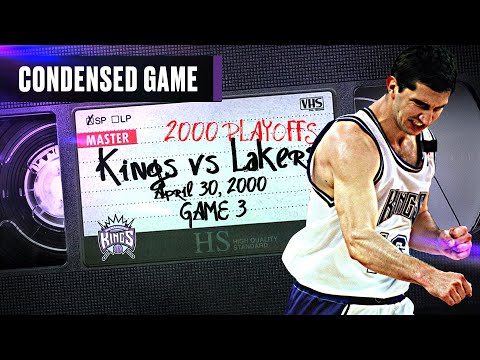 Webber and Peja Keep Kings Alive in 2000 Playoffs | 4.30.2000 video clip