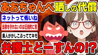 【晒しの代償】あおちゃんぺ、ついに法的アウト判定か？代理人に重大責任も…/ 桜木スイ【ツイフェミ ゆっくり解説】