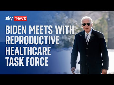 US President Biden marks 51 anniversary of Roe v Wade with Reproductive Healthcare Task Force