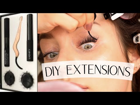 Are These The Most Beautiful Eyelashes Ever!" DIY Extensions
