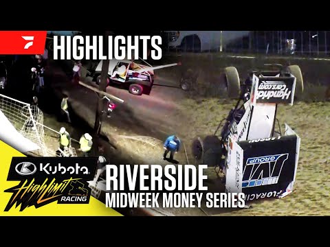 Crazy Night At The Ditch | Kubota High Limit Racing at Riverside Int'l Speedway 4/23/24 | Highlights - dirt track racing video image
