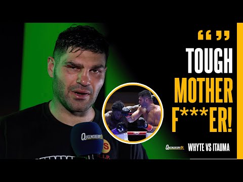 “TOUGH MOTHER F***ER!” | Filip Hrgovic IMMEDIATE reaction to HUGE win over David Adeleye 🔥