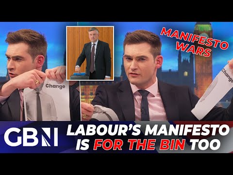 CRINGE moment Labour SHREDS Tory manifesto, but turns out their manifesto is just as BAD! | Harwood