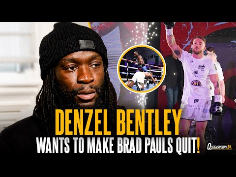 Denzel Bentley WARNS Division HE’S BACK, Wants Brad Pauls to “QUIT” & is READY for a World Title 👑🍿