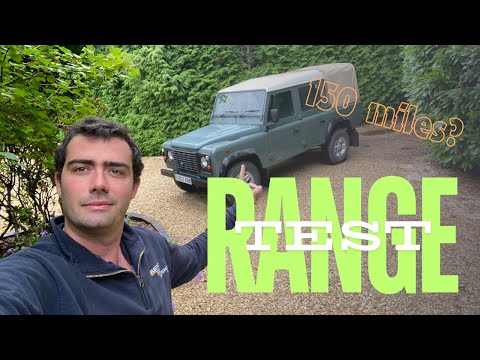 ELECTRIC DEFENDER RANGE TEST. Will it do what we say it does?! Will I get range anxiety?!