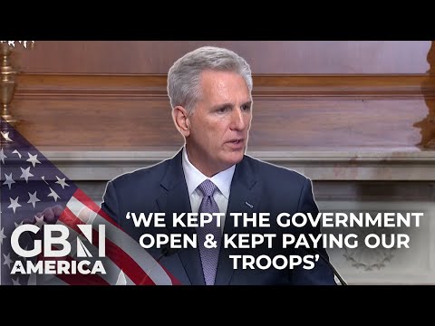 'We kept the government open' | Kevin McCarthy on stopgap bill to avert government shutdown