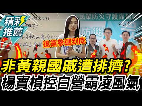 非「黃」親國戚遭排擠？楊寶楨控民眾黨「霸凌風氣」：退黨參選到底【CNEWS】