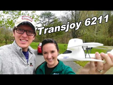 Cheap RC Foam Plane Transjoy 6211 Glider Review Flight - TheRcSaylors - UCYWhRC3xtD_acDIZdr53huA