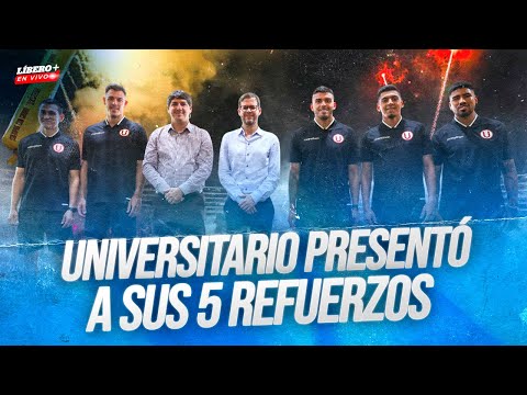 🔴UNIVERSITARIO presentó a sus REFUERZOS | PERÚ debuta en el SUDAMERICANO Sub-20 | Líbero