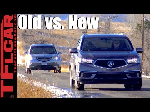 Old vs New: 2017 Acura MDX vs 2007 Acura MDX 0-60 MPH Mashup Review - UC6S0jAvcapqJ48ZzLfva12g