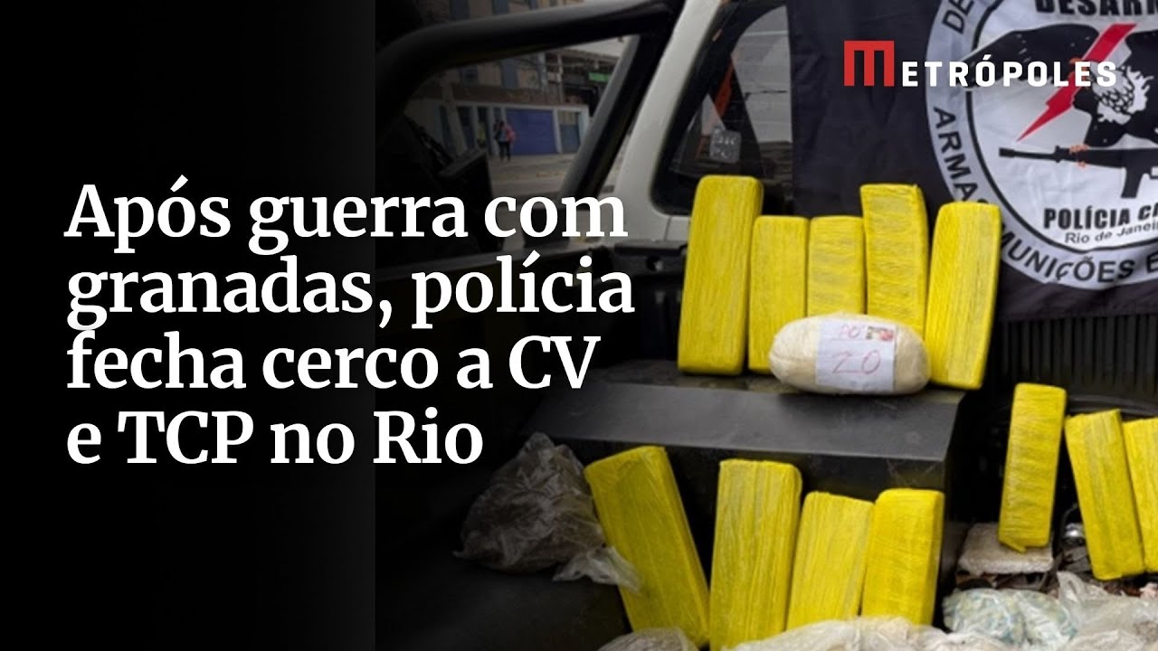 Após guerra com granadas polícia fecha cerco a CV e TCP no Rio