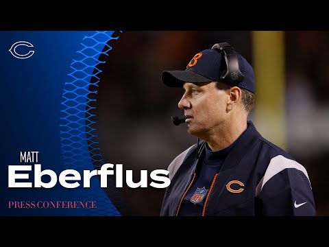 Matt Eberflus on facing Bill Belichick 'You have to guard against overdoing things' | Chicago Bears video clip