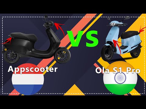 Ola S1 Pro Electric Scooter vs Etergo Appscooter Comparison