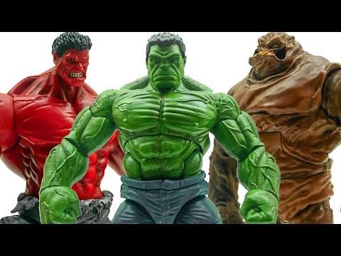 Red Hulk & Green Hulk & Clayface Battle~! Toys Play Time Action Figure Short Story Collection Go~!