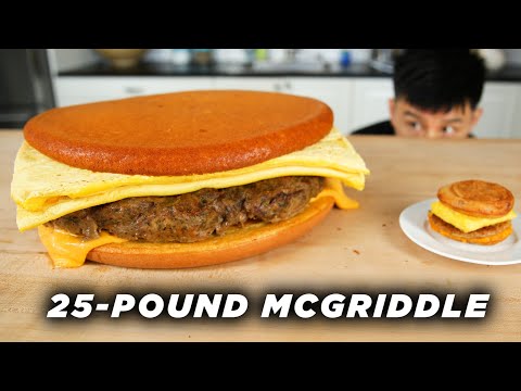 I Made A Giant 25-Pound McGriddle