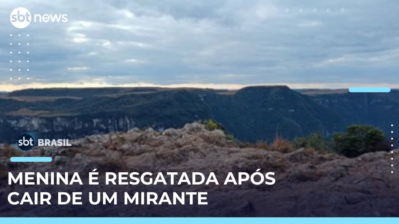 Menina de 11 anos cai de mirante em parque na Serra Gaúcha | SBTBrasil