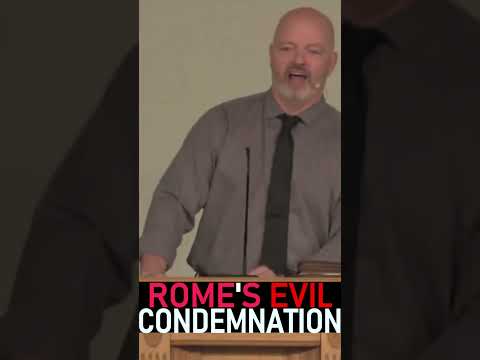 Rome's Evil Condemnation - Pastor Patrick Hines Lecture #shorts #christianshorts #JesusChrist #Jesus