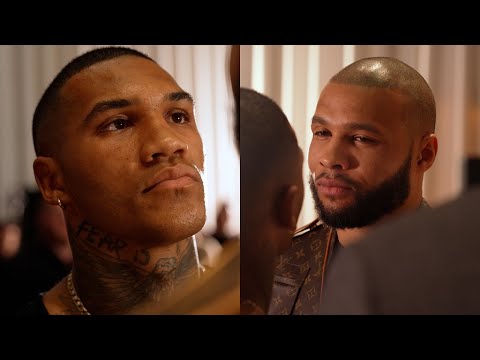 ON STAGE VERBALS: Hear the words from Chris Eubank & Conor Benn during face off