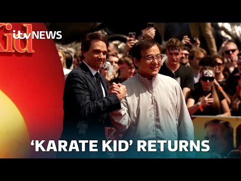 Original 'Karate Kid' star returns alongside Jackie Chan | ITV News