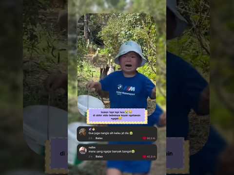 kasian tapi lucu 😂 lihat ekspresi bocil di kejar sekawanan bebek