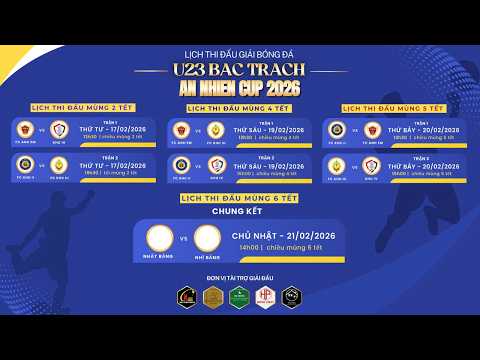 TRỰC TIẾP l FC KHU III vs FC KHU IV l GIẢI BÓNG ĐÁ TỨ HÙNG U23 BAC TRACH CUP AN NHIEN 2026