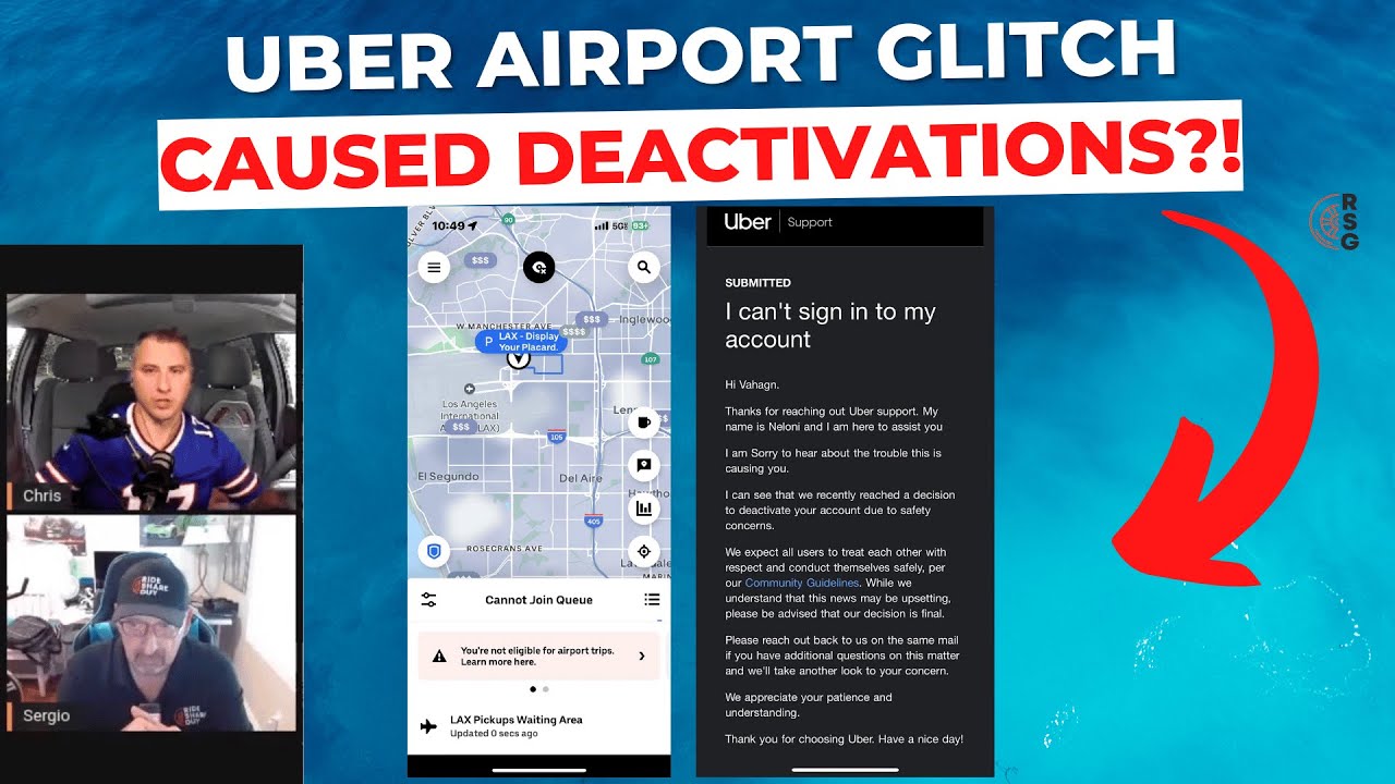 Uber Airport Glitch Major Issue With Deactivations?!