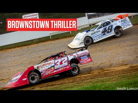 FULL RACE: 2018 Jackson 100 Lucas Oil Late Models At Brownstown Speedway - dirt track racing video image