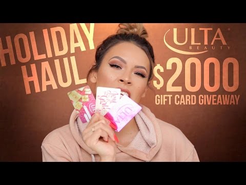 HOLIDAY HAUL + ULTA GIFT CARD GIVEAWAY | DESI PERKINS