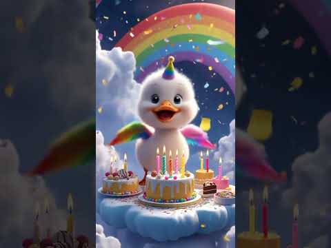 ✨❤️🎂🍰 happy birthday to you ✨🎂🍰❤️ #happybirthday #cute #duckstory #funny #cartoon
