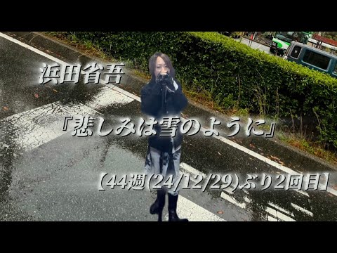 25/11/1(土)  浜田省吾  『悲しみは雪のように』  【44週(24/12/29)ぶり2回目】  Try🎤