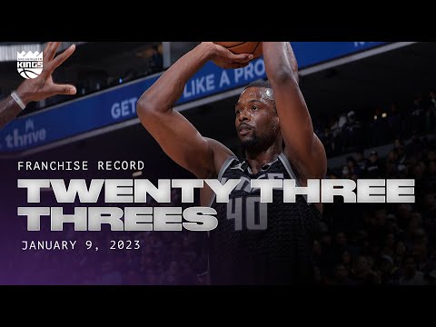 Kings hit FRANCHISE RECORD 23 threes in blowout vs Orlando | 1.9.23 video clip