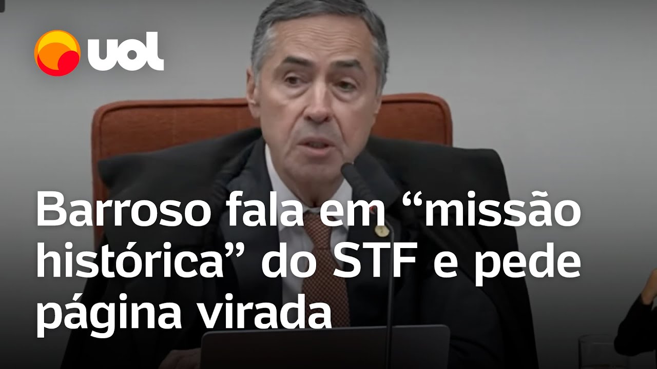 Barroso diz que julgamento de Bolsonaro e réus foi divisor de águas na história do Brasil