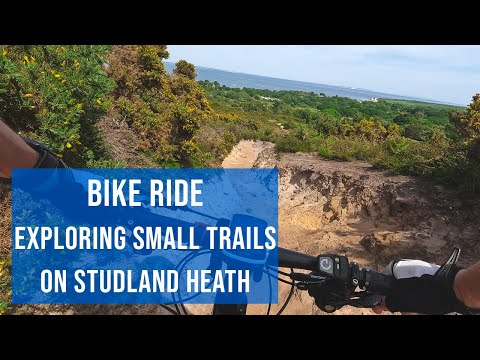 Click to view video GoPro Hero 11 Linear + Horizon Leveling  - ride across Studland Heath exploring smaller trails