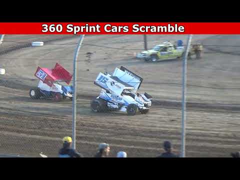 Grays Harbor Raceway, September 16, 2023, 360 Sprint Cars Scramble - dirt track racing video image