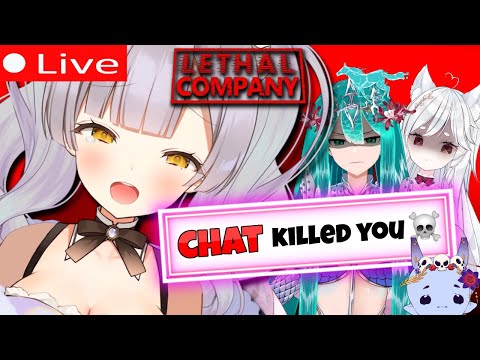 Viewers can SABOTAGE our Game LIVE!? 😱💗【 LETHAL COMPANY: CROWD CONTROL 】