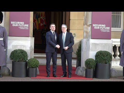 French President Emmanuel Macron arrives for summit in London | AFP