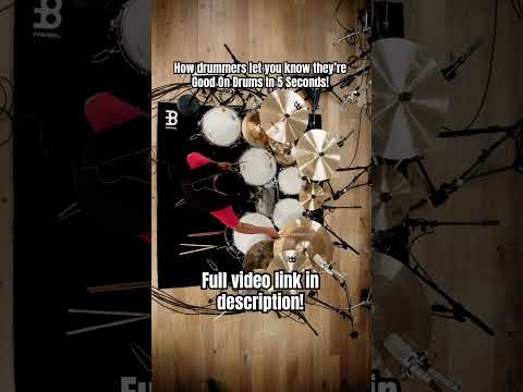 How drummers let you know they’re good on drums in just 5 seconds!