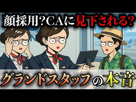 【アフレコ】グランドスタッフの本音聞いたらもう二度と空港行けないwwww【あるある】