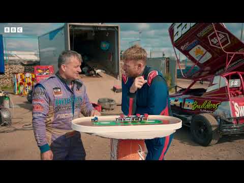 Top Gear goes BriscaF1 Stockcar racing! - dirt track racing video image