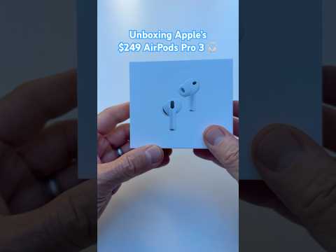 Unboxing Apple’s New $249 AirPods Pro 3