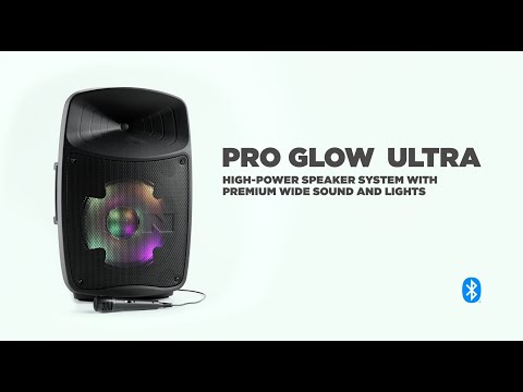 ION™ Pro Glow™ Ultra - High-Power Speaker System with Premium Wide Sound and Lights