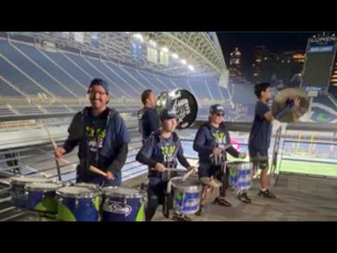Blue Thunder Marching Band <strong>joins</strong> KING 5 Mornings