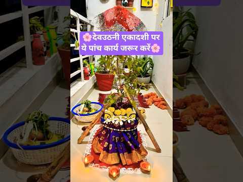 देवउठनी एकादशी पर ए पांच कार्य जरूर करें ll आपकी हर मनोकामना पूरी होगी🙏🏻 #astrology #viral #ytshort